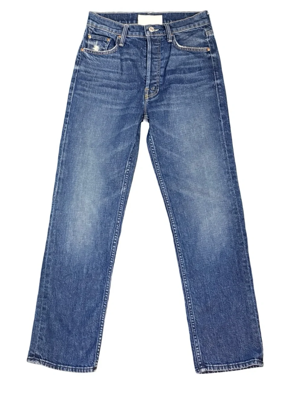 MOTHER The Tomcat Ankle Straight Leg in Dirty Mary Wash Size 26